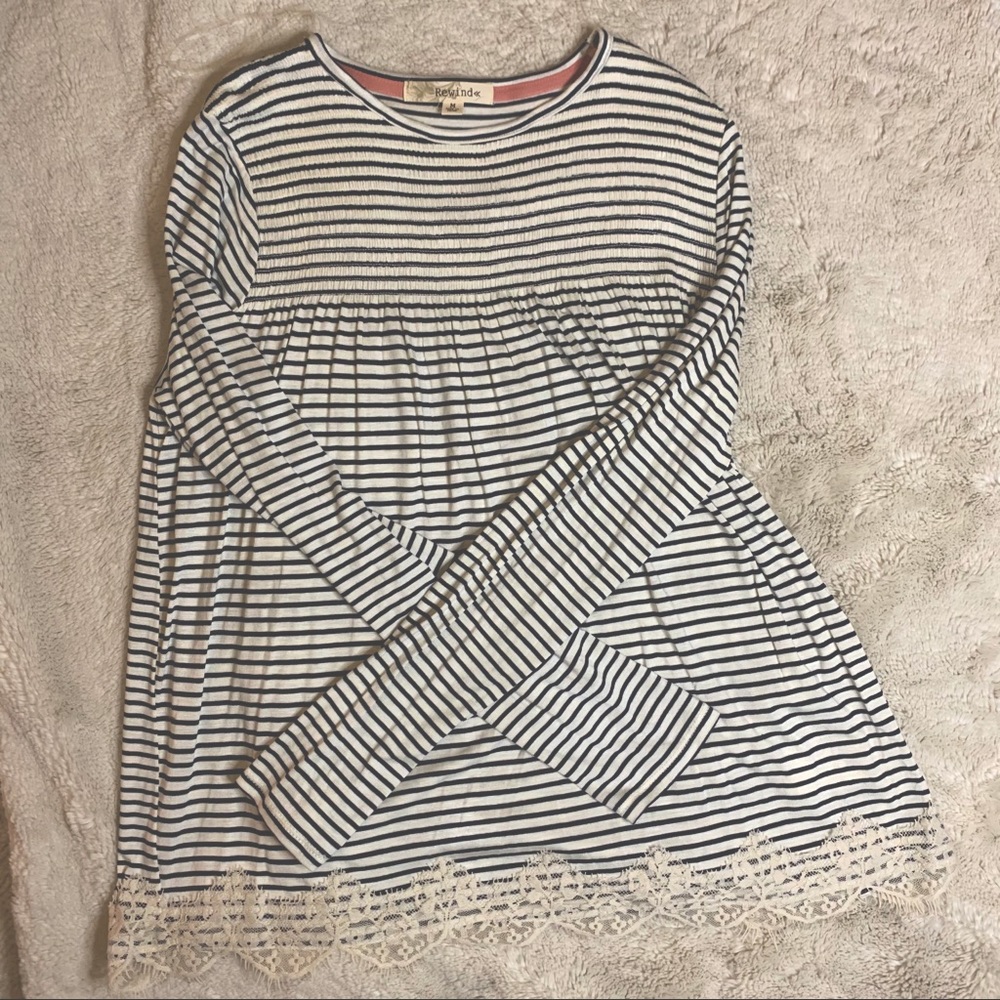 Rewind long sleeve blouse